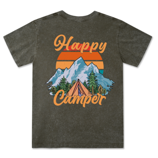 Happy Camper Washed Tee