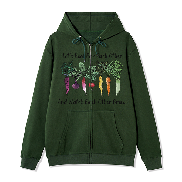 freeleaf-hoing-aint-easy-front-printed-unisex-nature-inspired-fleece-full-zip-hoodie-copy