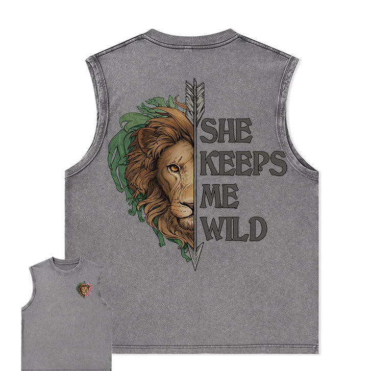 Freeleaf Wild at Heart Love's Serenade Unisex Washed Tank Tops