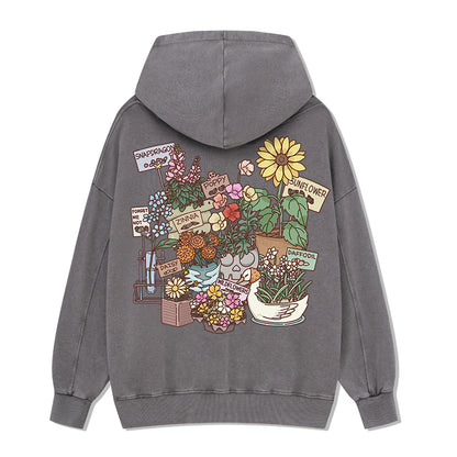 Freeleaf Flourishing Garden Nature Inspired Unisex Hoodie