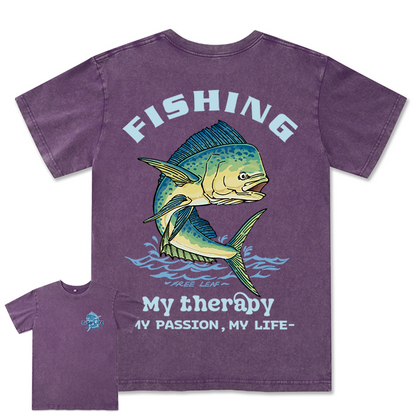 Freeleaf Mahi-Mahi Leap Unisex Washed Tee