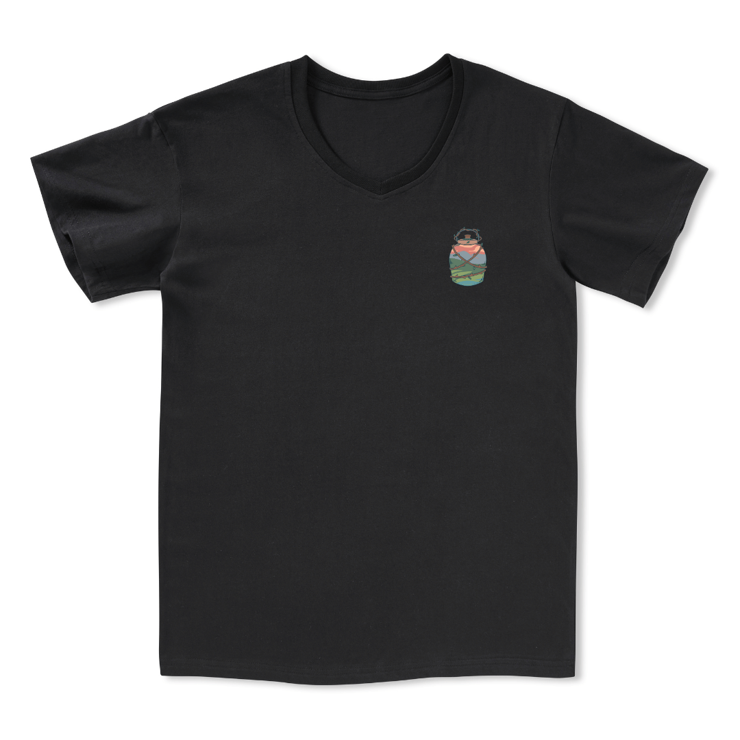 Go And Discover-V-neck Tee