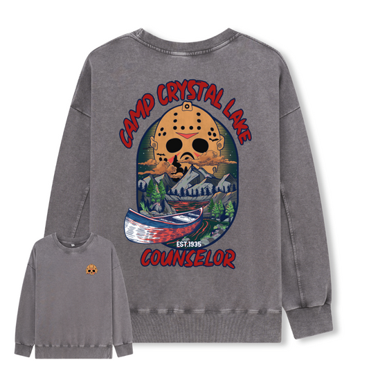 Camp Crystal Lake Washed Sweatshirt