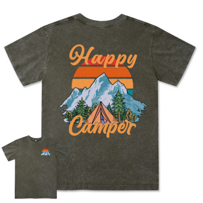 Happy Camper Washed Tee