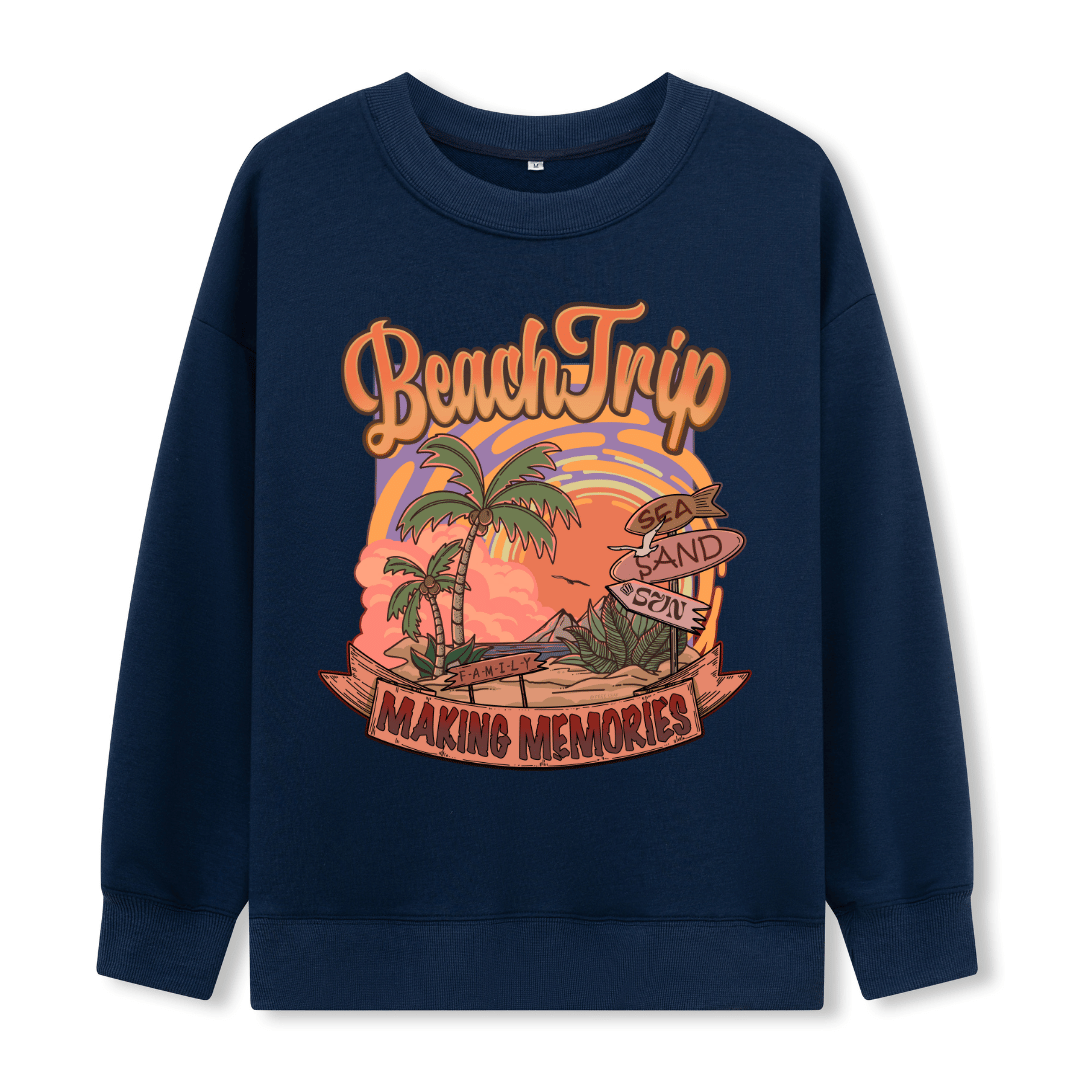 Vacation Front-printed Sweatshirt