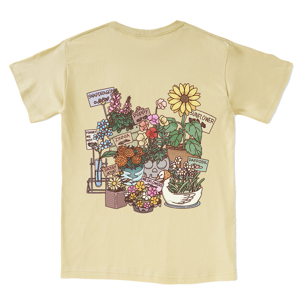 Freeleaf Flourishing Garden Nature Inspired Unisex Tee