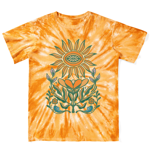 Sunflower Front-printed Tie Dye Tee