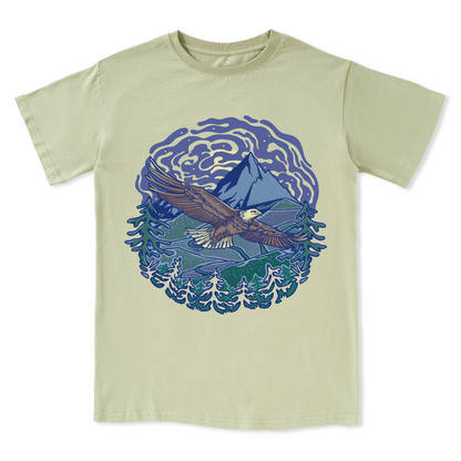 Yellowstone National Park Front-print Tee