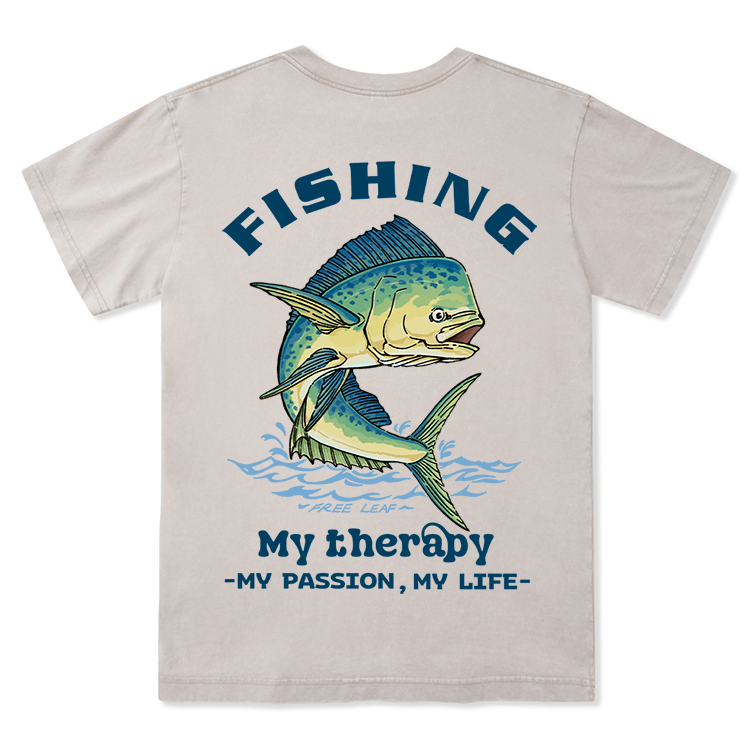 Freeleaf Mahi-Mahi Leap Unisex Washed Tee