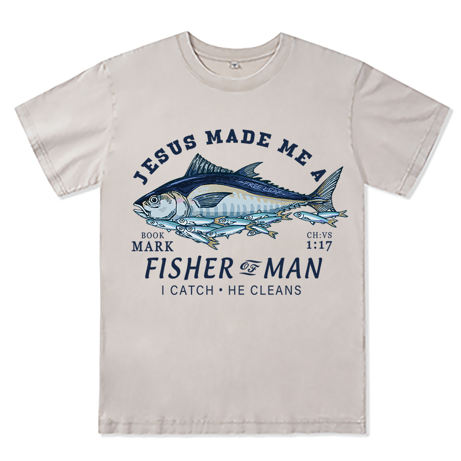 Freeleaf Divine Catch Unisex Washed Tee