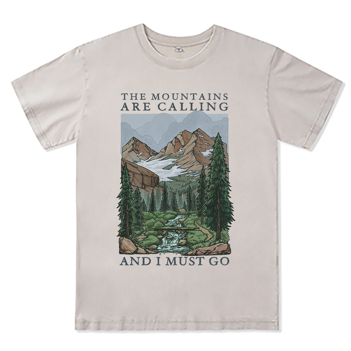 Freeleaf The Mountains Are Calling Unisex Washed Tee