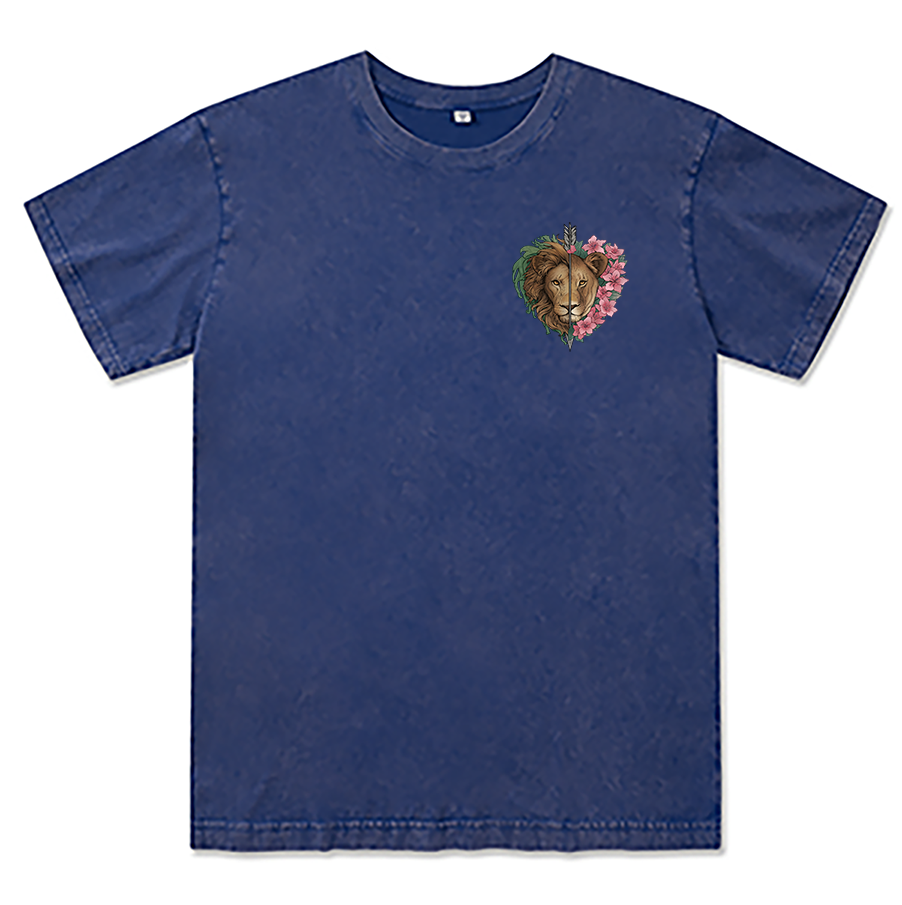 Freeleaf Wild at Heart Love Untamed Unisex Washed Tee