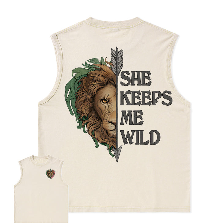 Freeleaf Wild at Heart Love's Serenade Unisex Washed Tank Tops