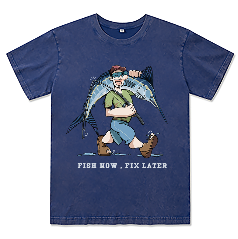 Freeleaf Reel Adventure Unisex Washed Tee