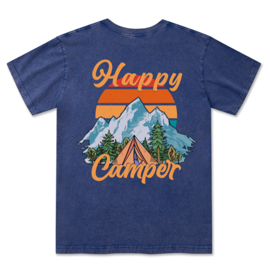 Happy Camper Washed Tee