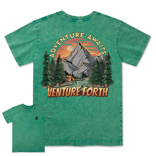 Adventure Awaits Washed Tee