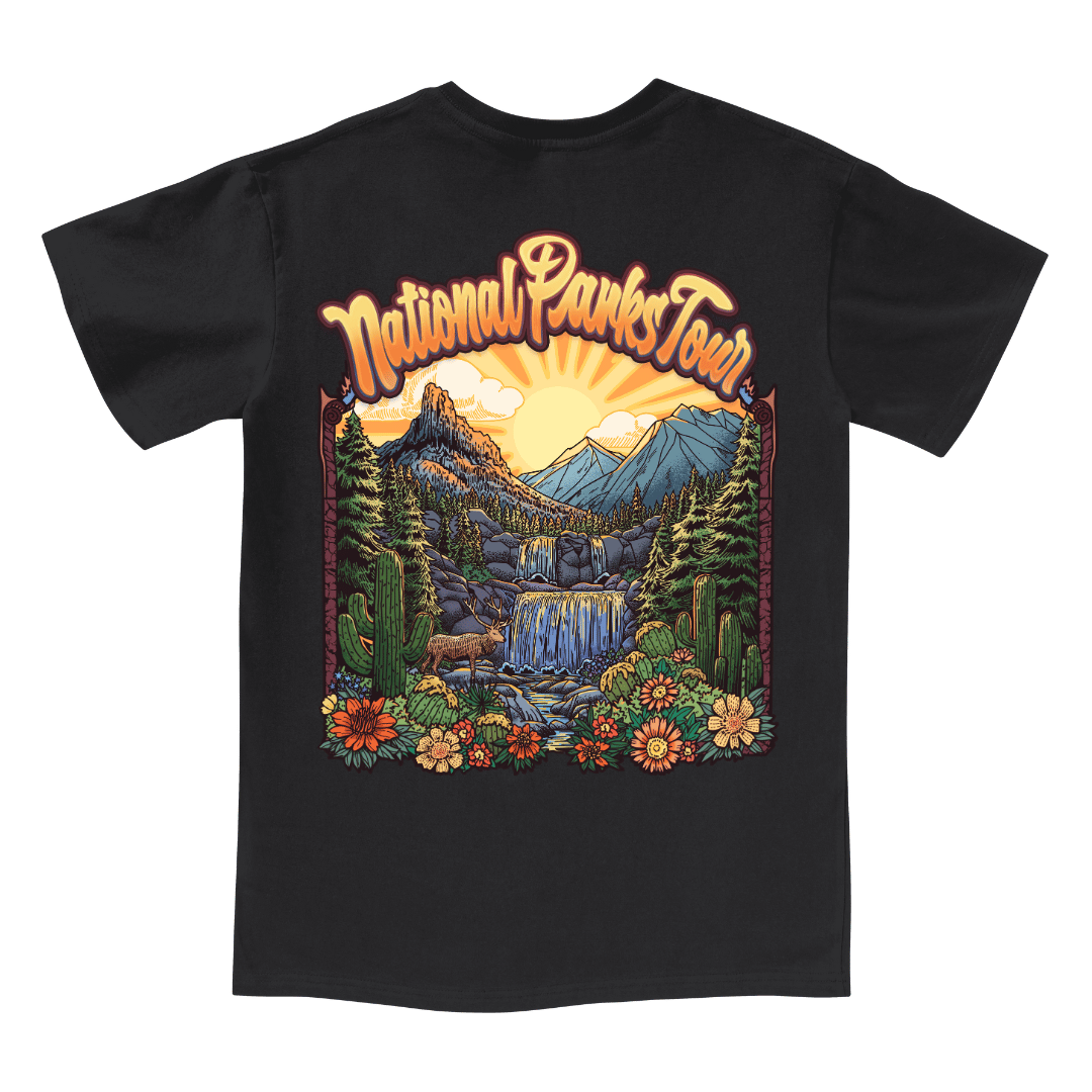 National Parks Tour V-neck Tee