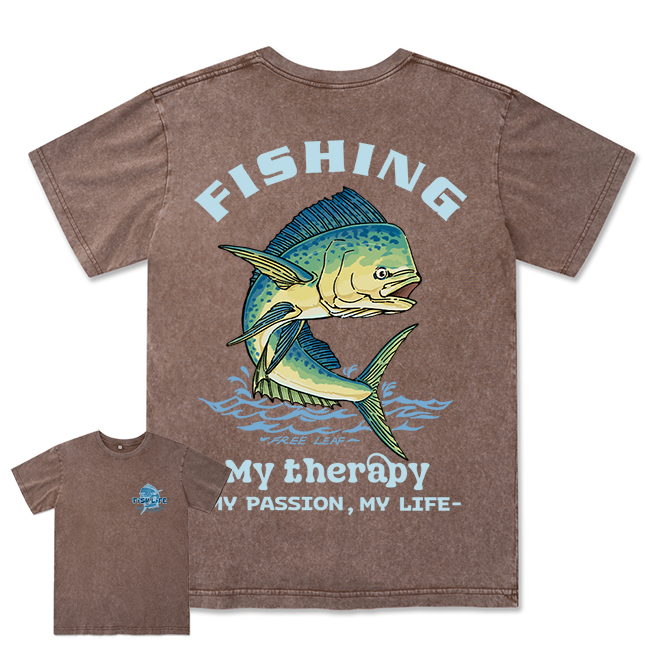 Freeleaf Mahi-Mahi Leap Unisex Washed Tee