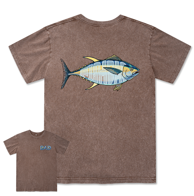 Freeleaf Bluefin Unisex Washed Tee