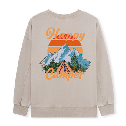 Happy Camper Washed Sweatshirt