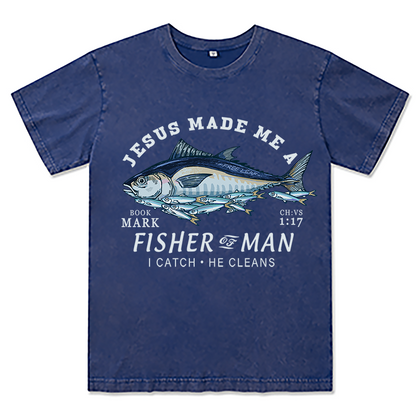 Freeleaf Divine Catch Unisex Washed Tee