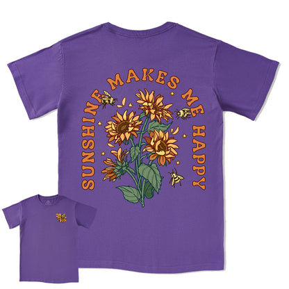 Freeleaf Sunshine Makes Me Happy Tee