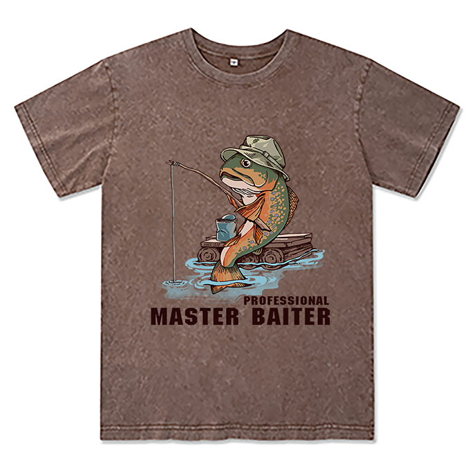 Freeleaf The Master Baiter Unisex Washed Tee