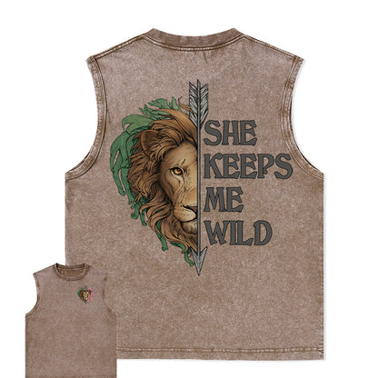 Freeleaf Wild at Heart Love's Serenade Unisex Washed Tank Tops