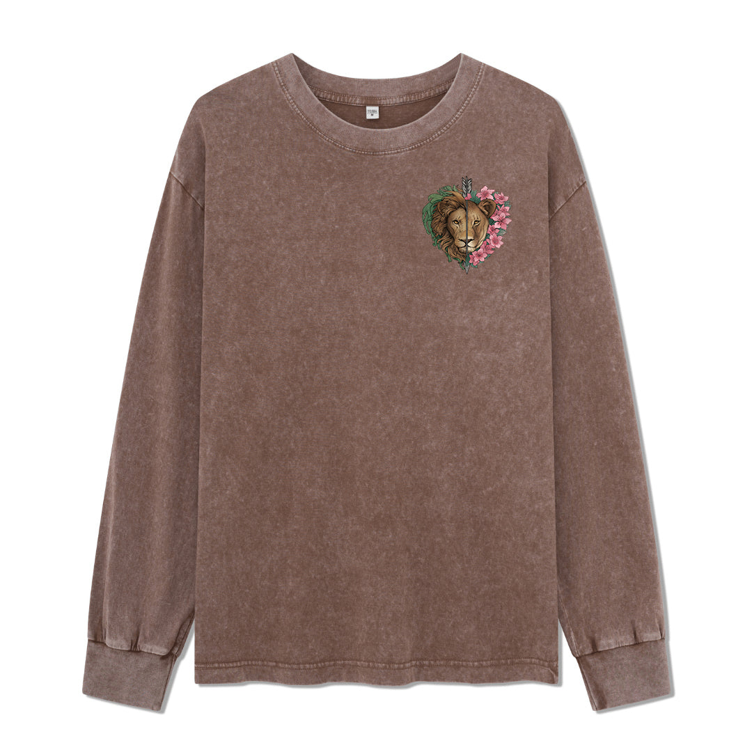 Freeleaf Wild at Heart Love's Serenade Washed Long Sleeve