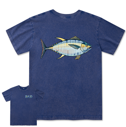 Freeleaf Bluefin Unisex Washed Tee