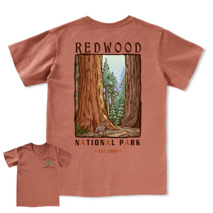 Elk Walk V-neck Tee