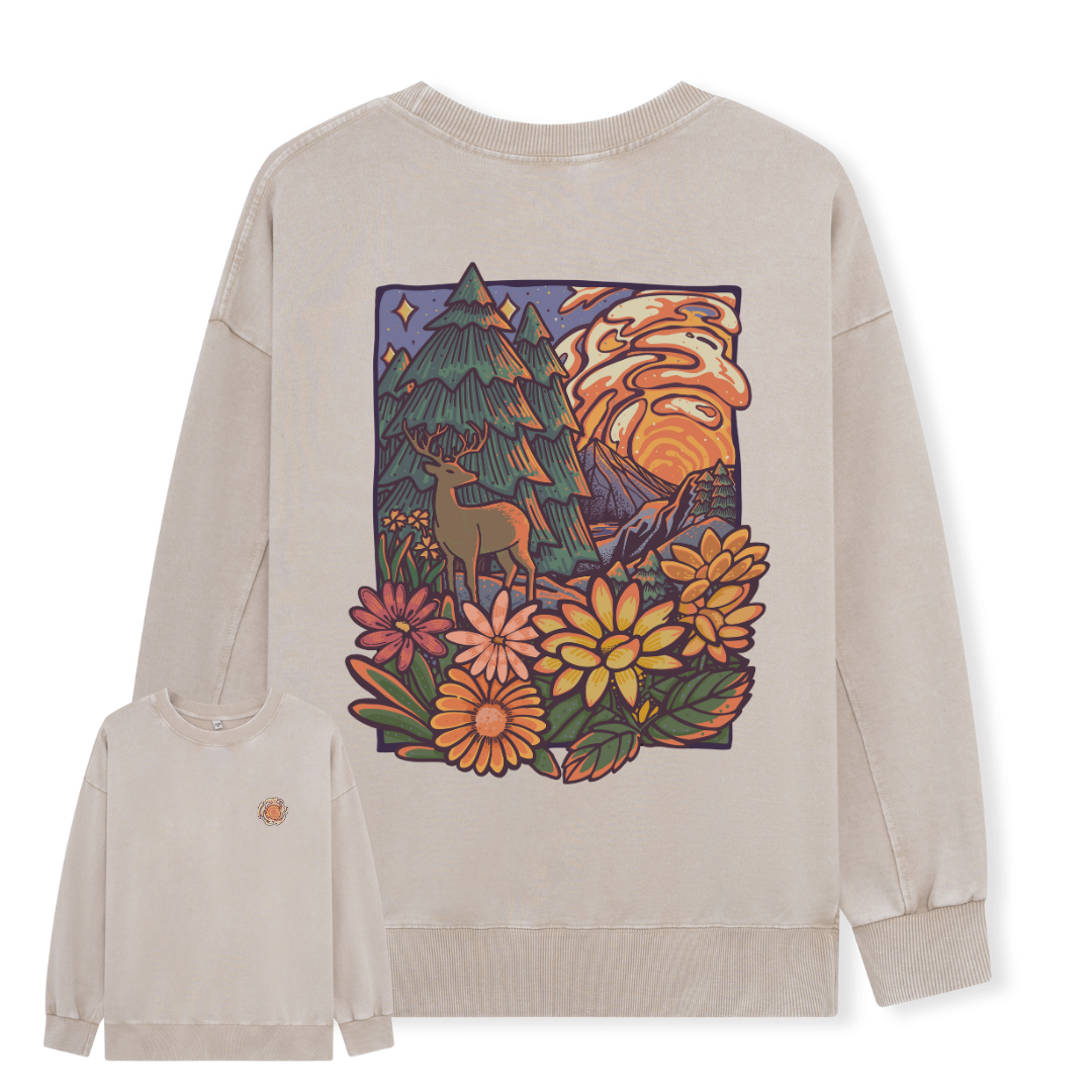 Wander In The Forest Washed Sweatshirt