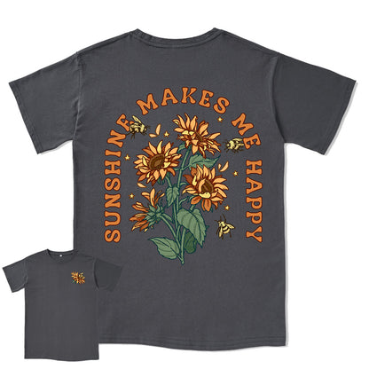 Freeleaf Sunshine Makes Me Happy Tee