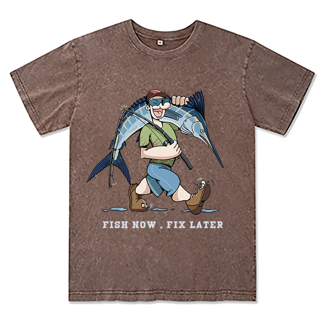 Freeleaf Reel Adventure Unisex Washed Tee