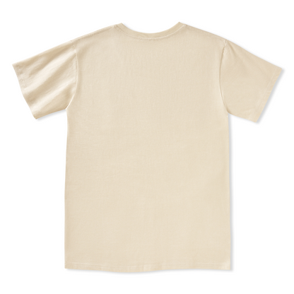 Golden Glow Unisex Front-printed V-neck Tee