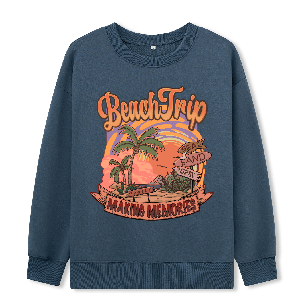 Vacation Front-printed Sweatshirt