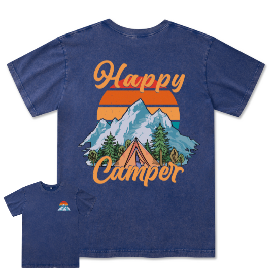 Happy Camper Washed Tee