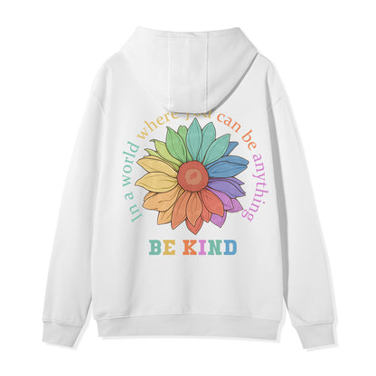 Freeleaf  Be Kind Full-Zip Back-printed Hoodie