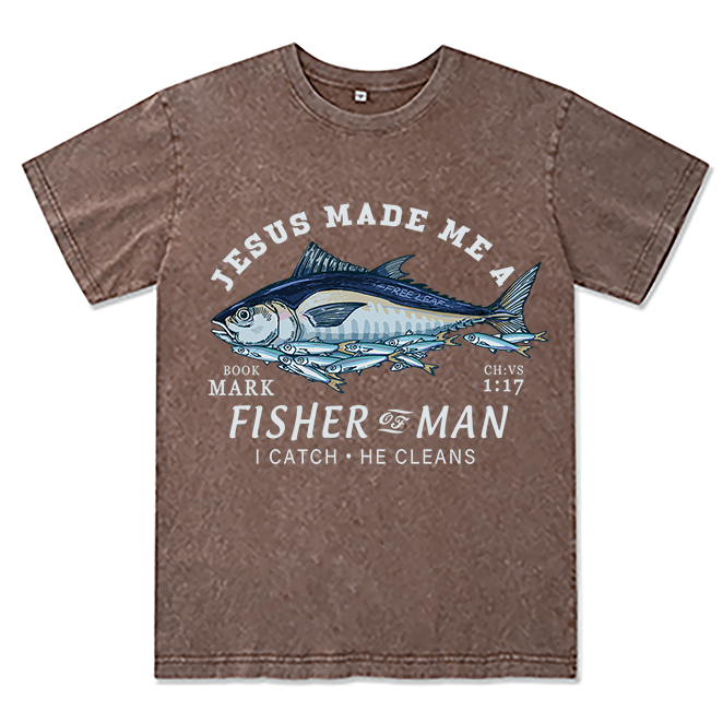 Freeleaf Divine Catch Unisex Washed Tee