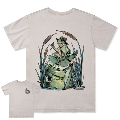 Freeleaf Largemouth Bass Unisex Washed Tee