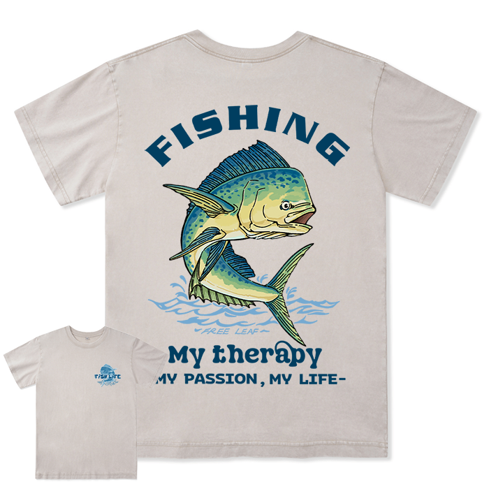 Freeleaf Mahi-Mahi Leap Unisex Washed Tee