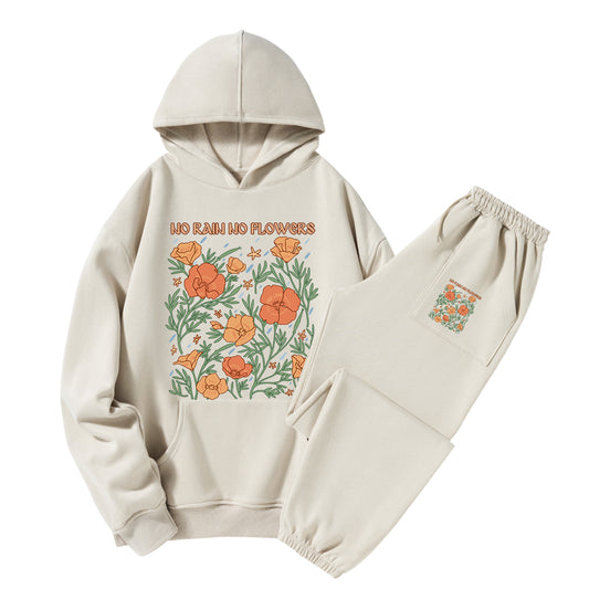 Freeleaf No Rain No Flowers Unisex Fleece Suit