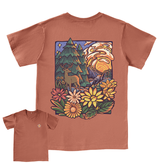 Wander In The Forest V-neck Tee