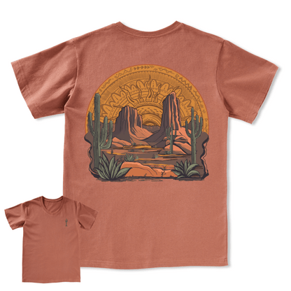 Golden Desert V-neck Tee