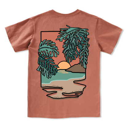 Hawaiian Vacation V-neck Tee