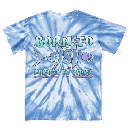 Born To Fish Tie Dye Tee