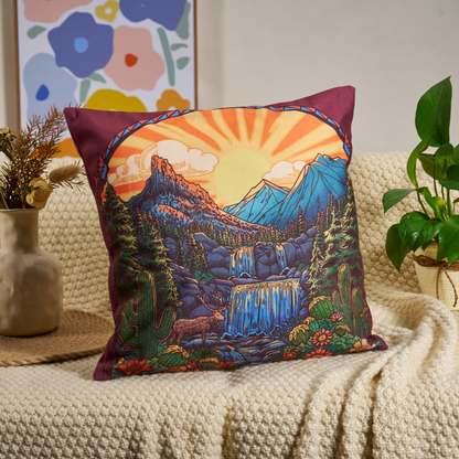 Freeleaf National Parks Tour Short Plush Cushion Pillow