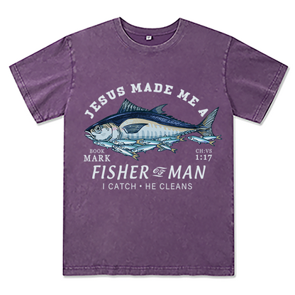 Freeleaf Divine Catch Unisex Washed Tee