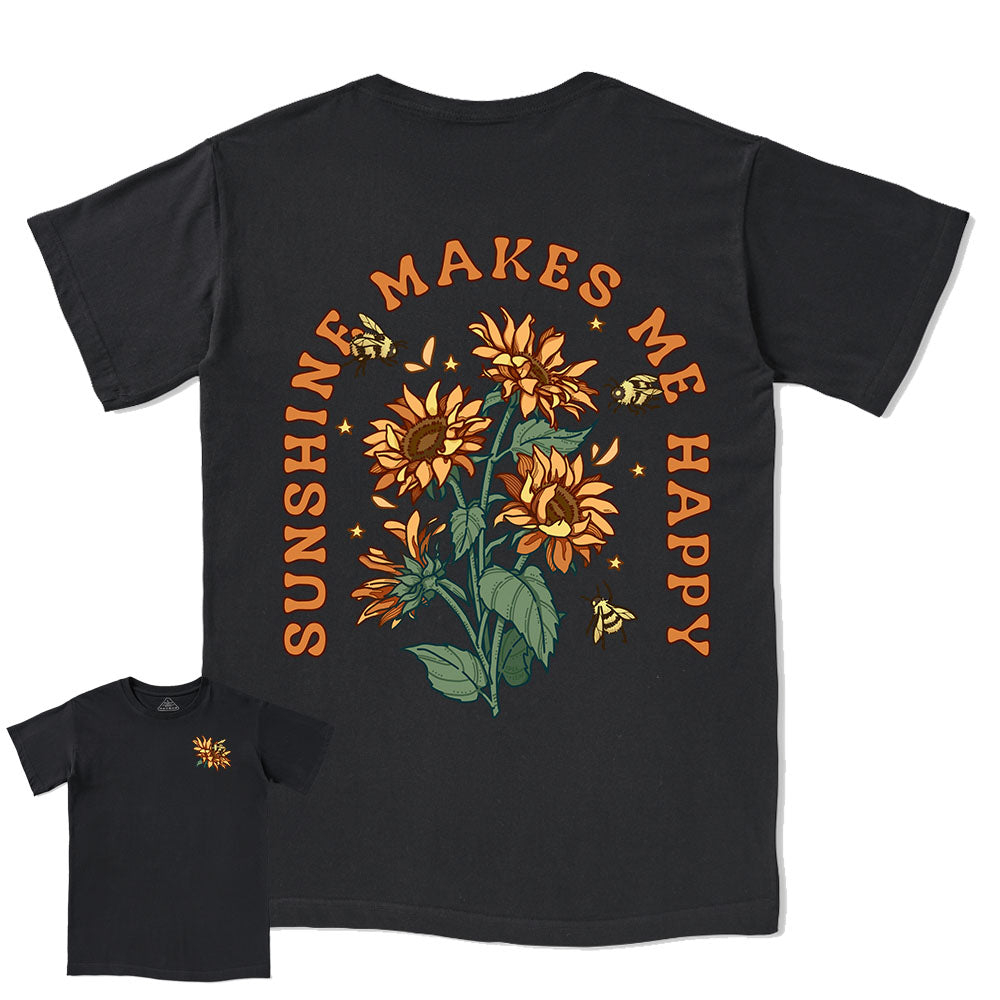 Freeleaf Sunshine Makes Me Happy Tee