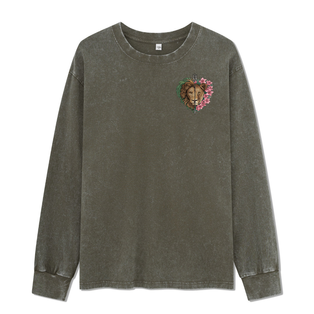 Freeleaf Wild at Heart Love's Serenade Washed Long Sleeve